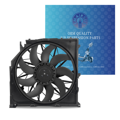 Efficiënte plastic auto koelventilator met OEM-opties voor BMW E83 ISO TS15949-certificering