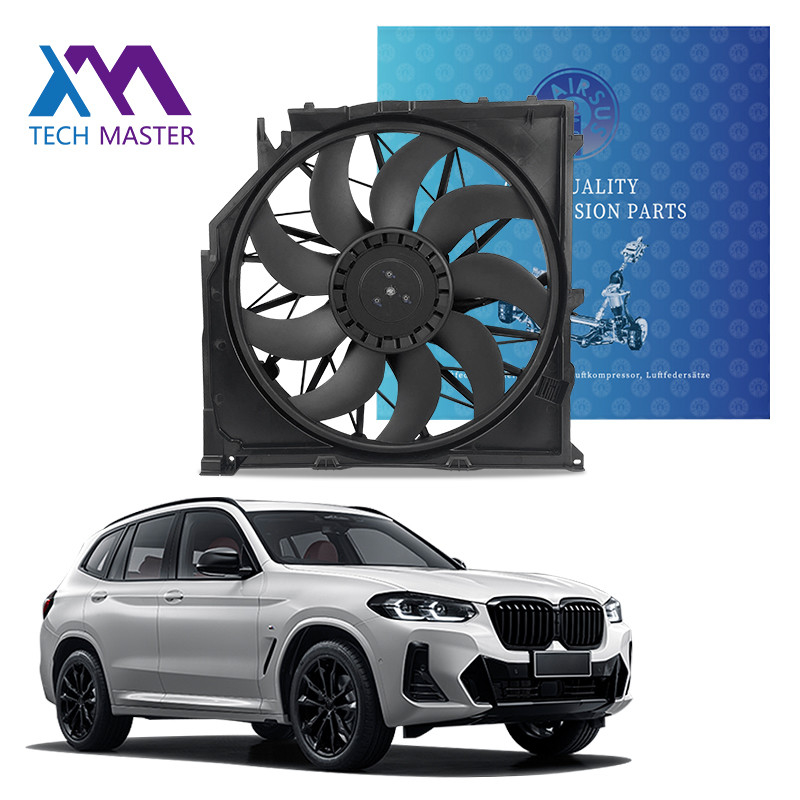 Efficiënte plastic auto koelventilator met OEM-opties voor BMW E83 ISO TS15949-certificering