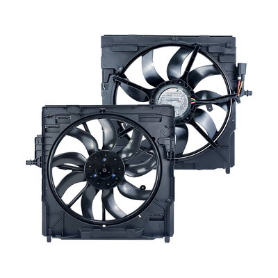 Plastic auto koelventilator Voor BMW E70 E71 F15 F16 Modellen ISO TS15949 Gecertificeerd 17427616104 17428508177